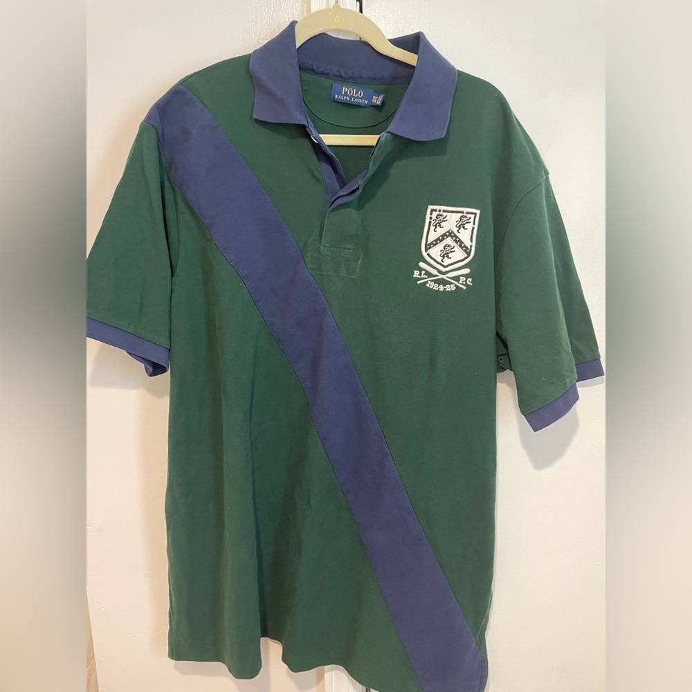Polo Ralph Lauren crest on chest  polo